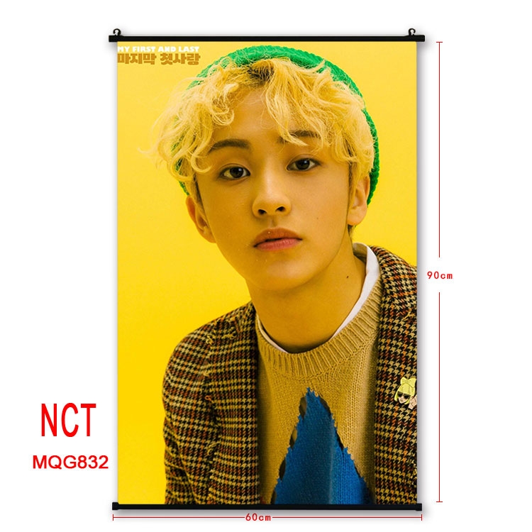 NCT  Music  plastic pole cloth painting Wall Scroll 60X90CM MQG842