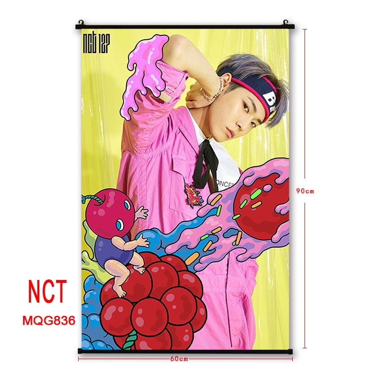 NCT  Music  plastic pole cloth painting Wall Scroll 60X90CM MQG836