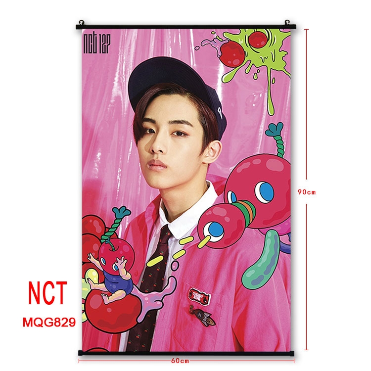 NCT  Music  plastic pole cloth painting Wall Scroll 60X90CM MQG829