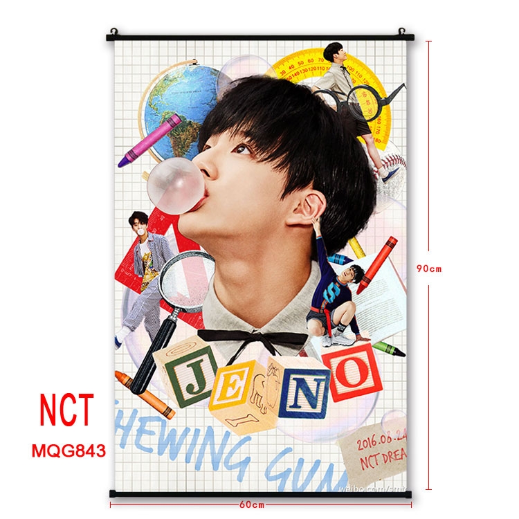 NCT  Music  plastic pole cloth painting Wall Scroll 60X90CM MQG843