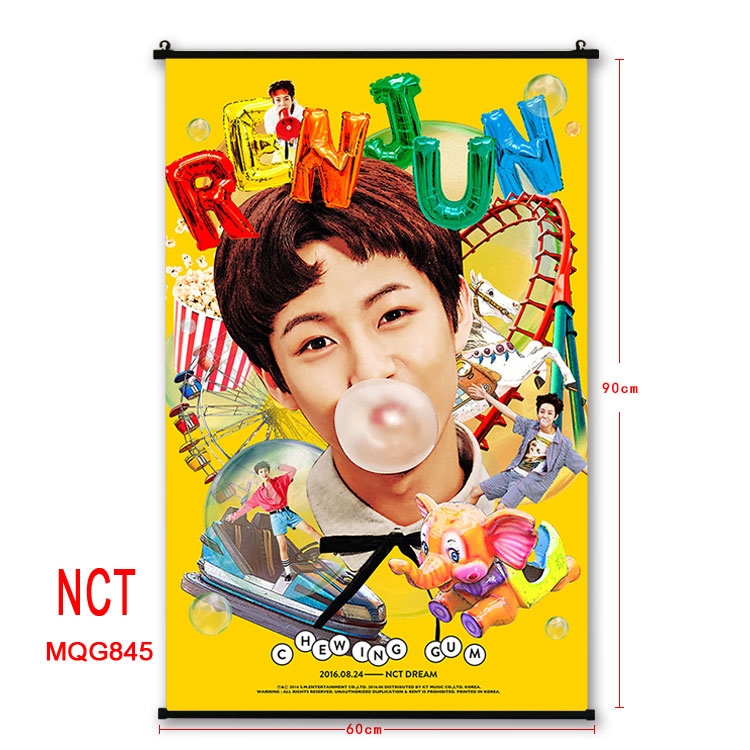 NCT  Music  plastic pole cloth painting Wall Scroll 60X90CM MQG845