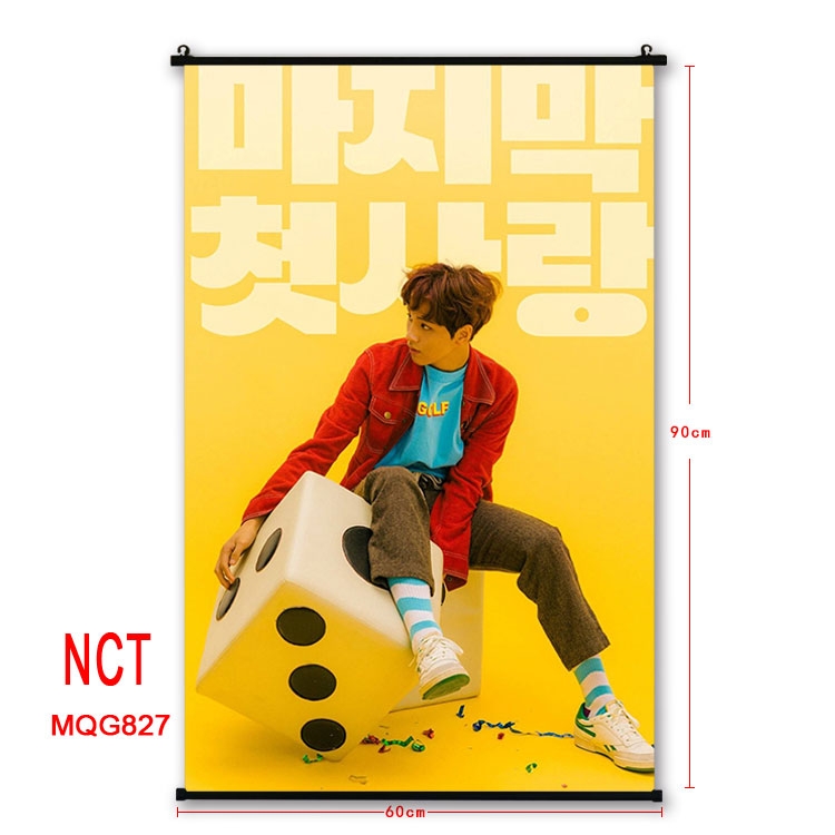 NCT  Music  plastic pole cloth painting Wall Scroll 60X90CM MQG827
