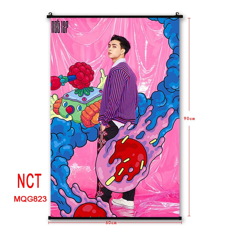 NCT  Music  plastic pole cloth painting Wall Scroll 60X90CM MQG810