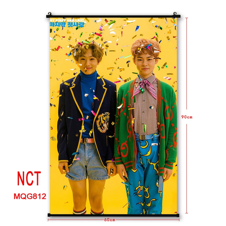 NCT  Music  plastic pole cloth painting Wall Scroll 60X90CM MQG812