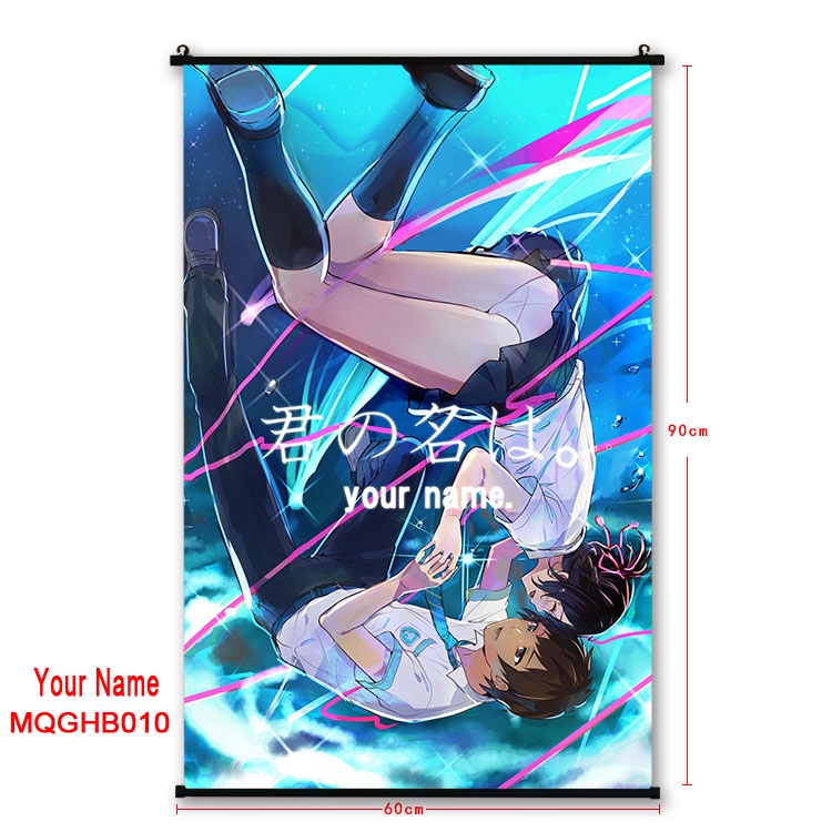 Your Name Anime plastic pole cloth painting Wall Scroll 60X90CM MQGHB010