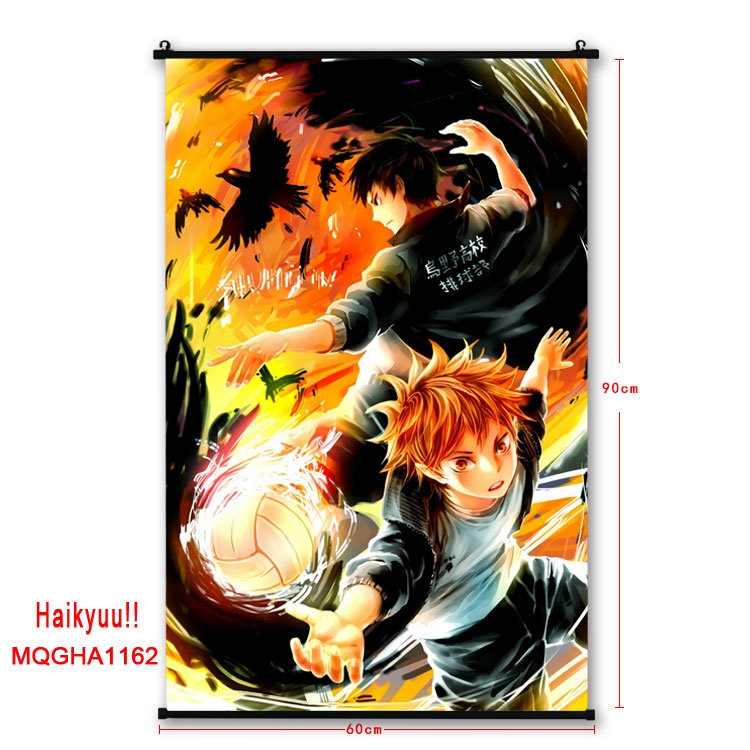 Haikyuu!!Anime plastic pole cloth painting Wall Scroll 60X90CM MQGHA1140