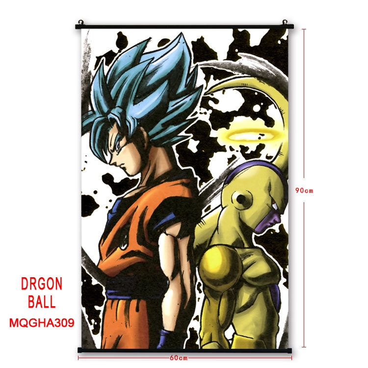 DRAGON BALL Anime plastic pole cloth painting Wall Scroll 60X90CM MQGHA309