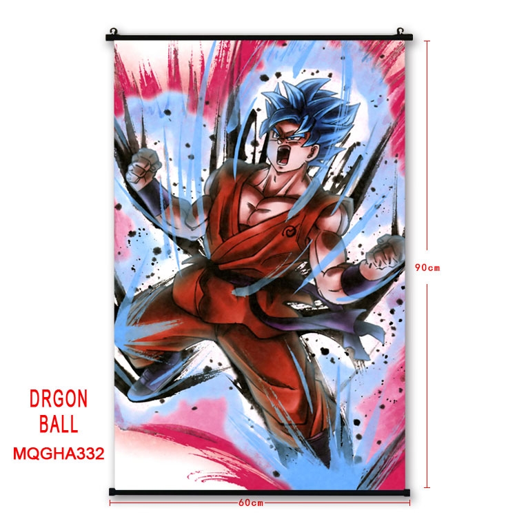DRAGON BALL Anime plastic pole cloth painting Wall Scroll 60X90CM MQGHA332