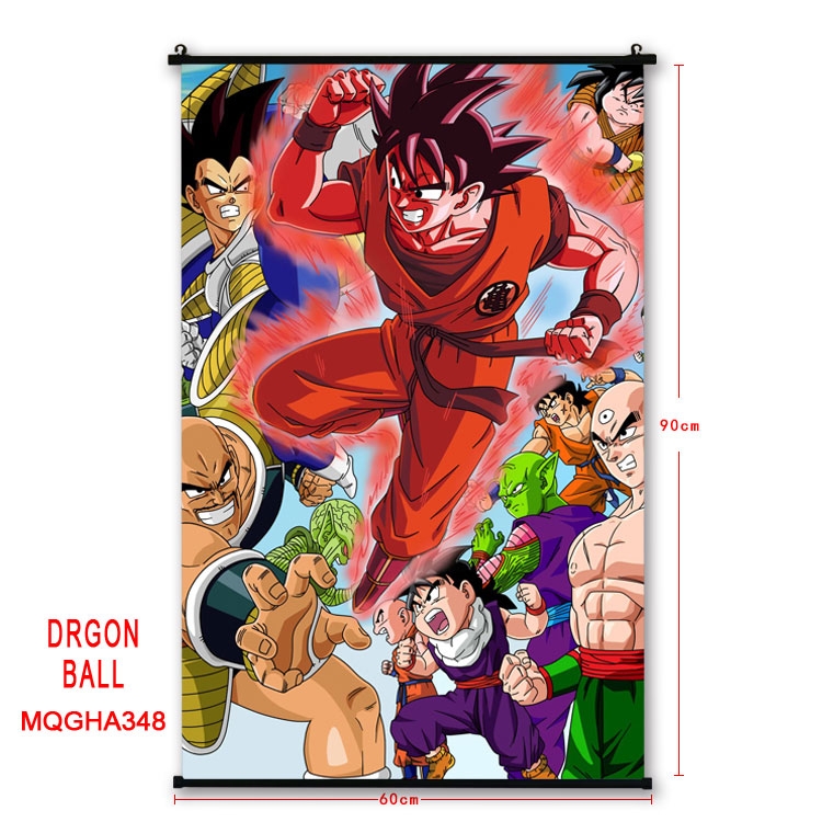 DRAGON BALL Anime plastic pole cloth painting Wall Scroll 60X90CM MQGHA348