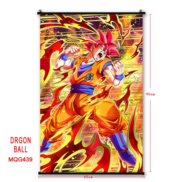 DRAGON BALL Anime plastic pole cloth painting Wall Scroll 60X90CM MQG439