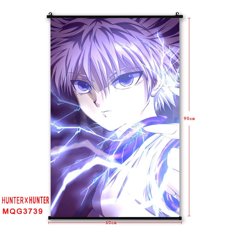 Hunter x Hunter Anime plastic pole cloth painting Wall Scroll 60X90CM  MQG3739