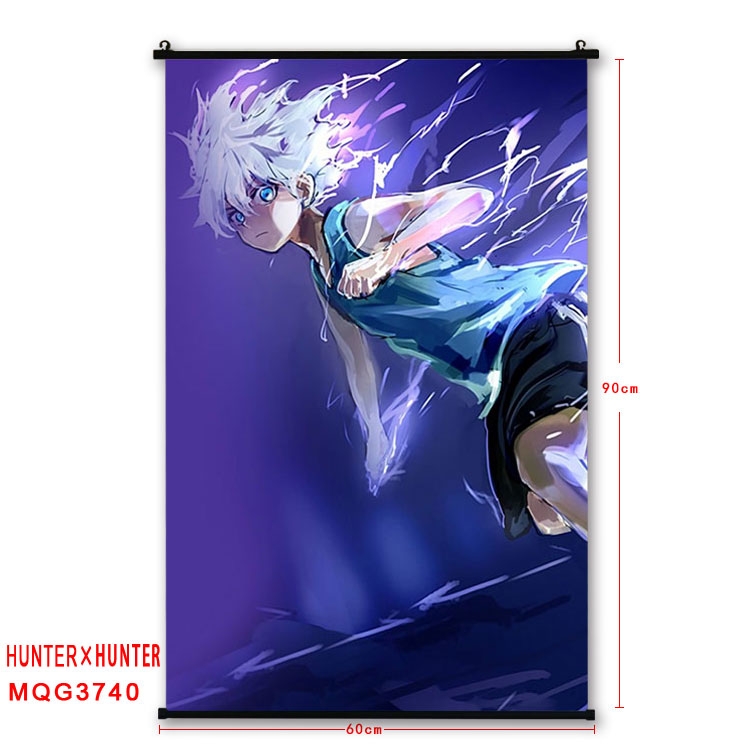 Hunter x Hunter Anime plastic pole cloth painting Wall Scroll 60X90CM  MQG3740