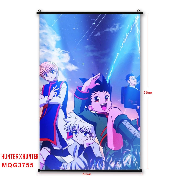 Hunter x Hunter Anime plastic pole cloth painting Wall Scroll 60X90CM  MQG3755