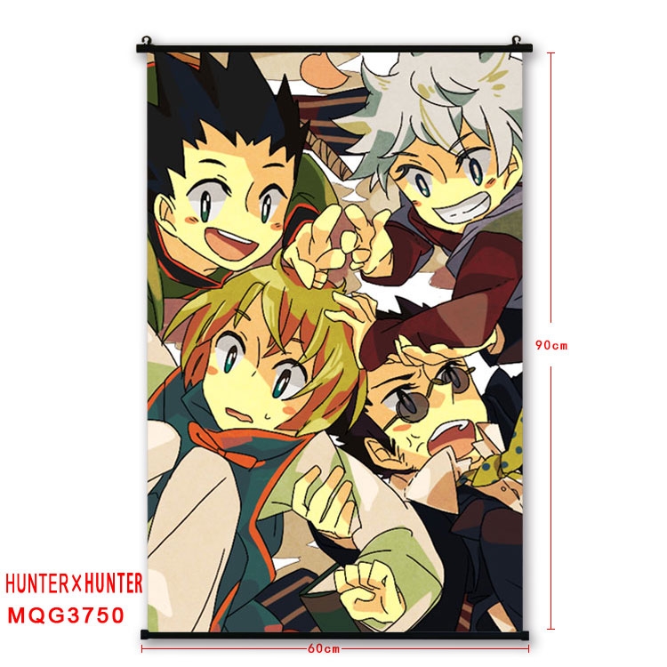 Hunter x Hunter Anime plastic pole cloth painting Wall Scroll 60X90CM  MQG3750