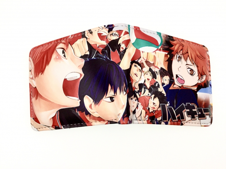 Haikyuu!! two fold  Short wallet 11X9.5CM 60G 2476