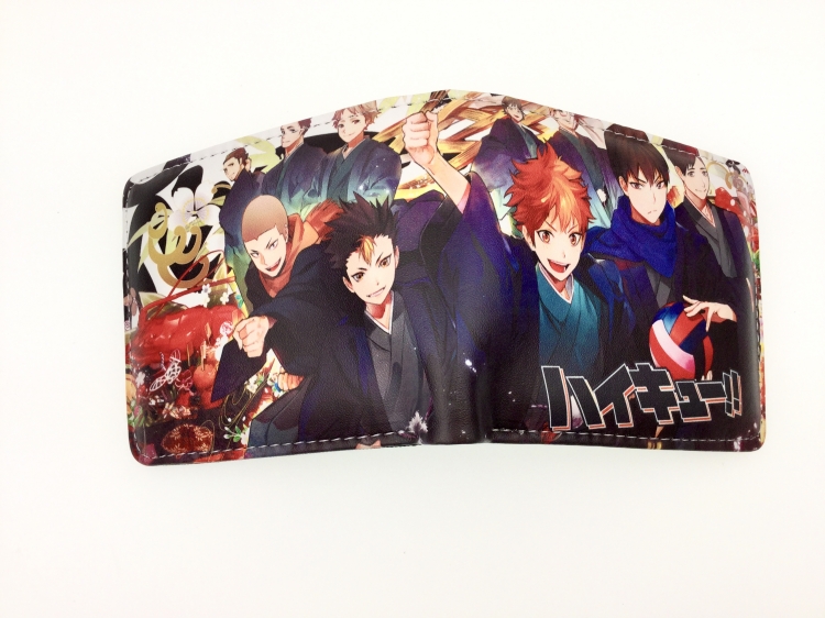 Haikyuu!! two fold  Short wallet 11X9.5CM 60G 2474