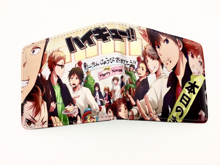 Haikyuu!! two fold  Short wallet 11X9.5CM 60G 2478