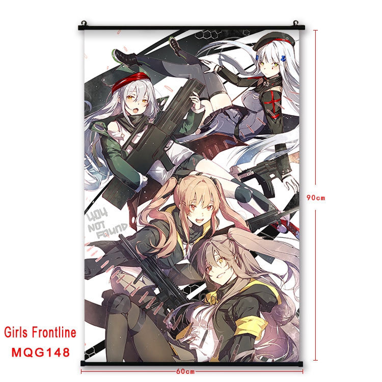 Girls Frontline Anime plastic pole cloth painting Wall Scroll 60X90CM  MQG148