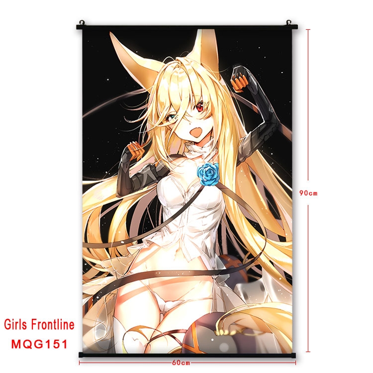 Girls Frontline Anime plastic pole cloth painting Wall Scroll 60X90CM  MQG151