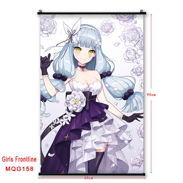 Girls Frontline Anime plastic pole cloth painting Wall Scroll 60X90CM  MQG158