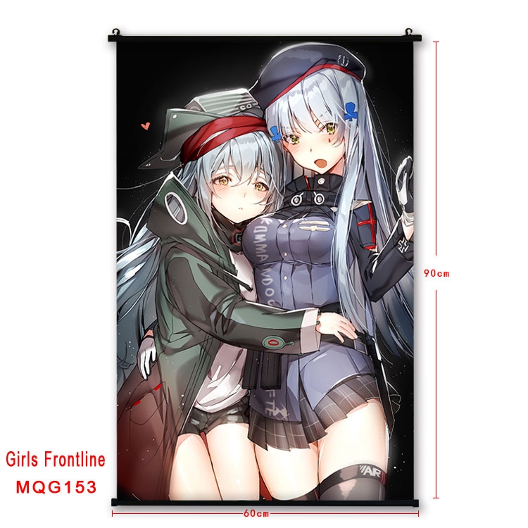 Girls Frontline Anime plastic pole cloth painting Wall Scroll 60X90CM  MQG153