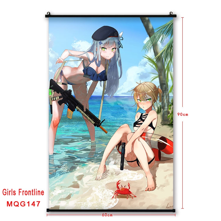 Girls Frontline Anime plastic pole cloth painting Wall Scroll 60X90CM  MQG147