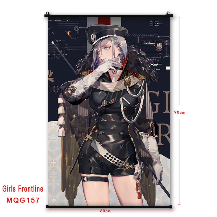 Girls Frontline Anime plastic pole cloth painting Wall Scroll 60X90CM  MQG157