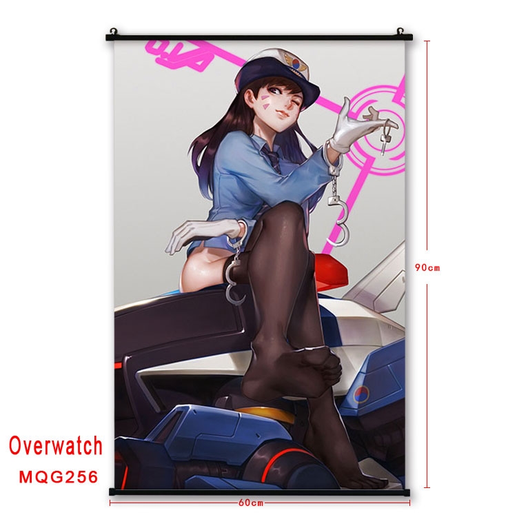 Overwatch Anime plastic pole cloth painting Wall Scroll 60X90CM  MQG256