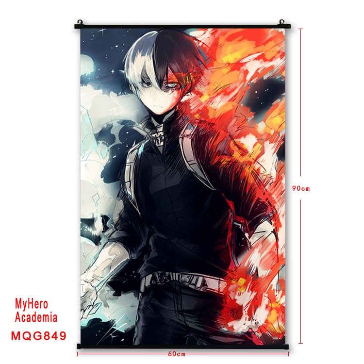 My Hero Academia Anime plastic pole cloth painting Wall Scroll 60X90CM  MQG849