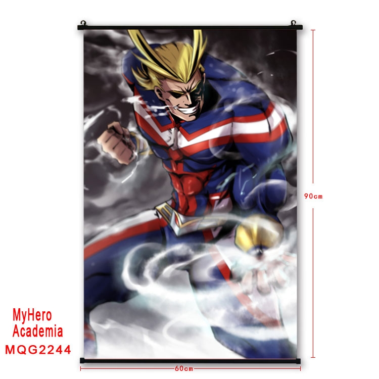 My Hero Academia Anime plastic pole cloth painting Wall Scroll 60X90CM  MQG2244