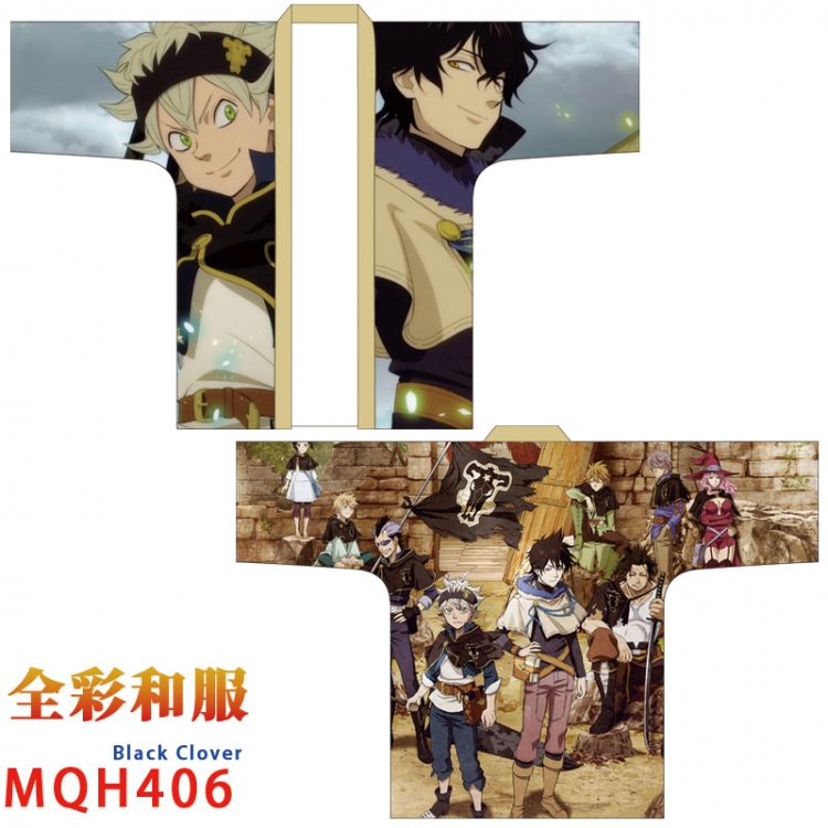 Black Clover  Anime  Full Color Kimono  One Size MQH406 