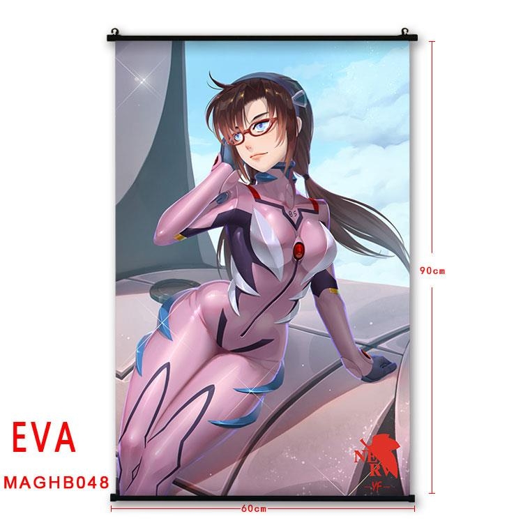 EVA Anime plastic pole cloth painting Wall Scroll 60X90CM MAGHB048