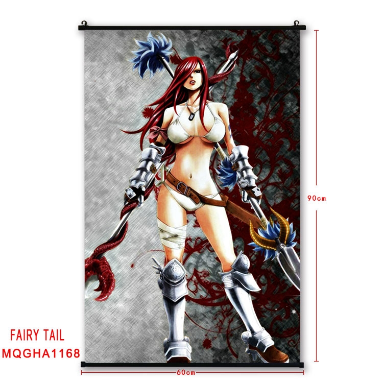 Fairy tail Anime plastic pole cloth painting Wall Scroll 60X90CM  MQGHA1168