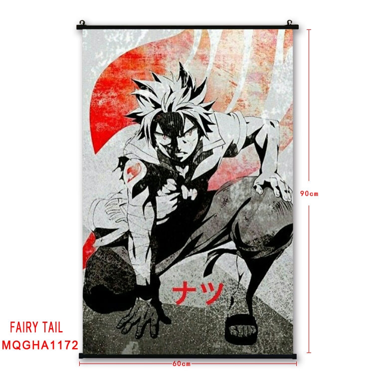 Fairy tail Anime plastic pole cloth painting Wall Scroll 60X90CM  MQGHA1172