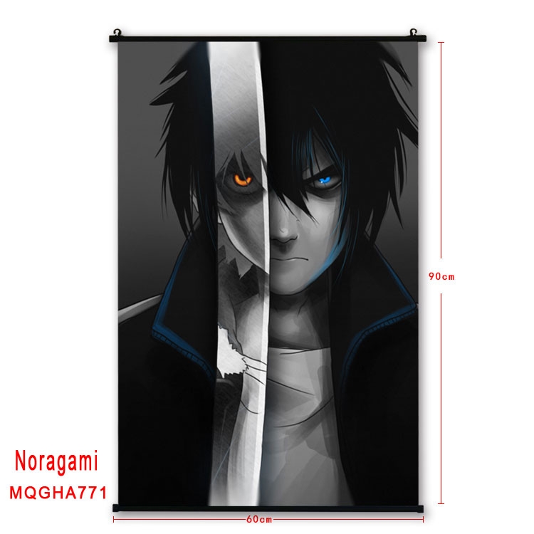 Noragami Anime plastic pole cloth painting Wall Scroll 60X90CM MQGHA771