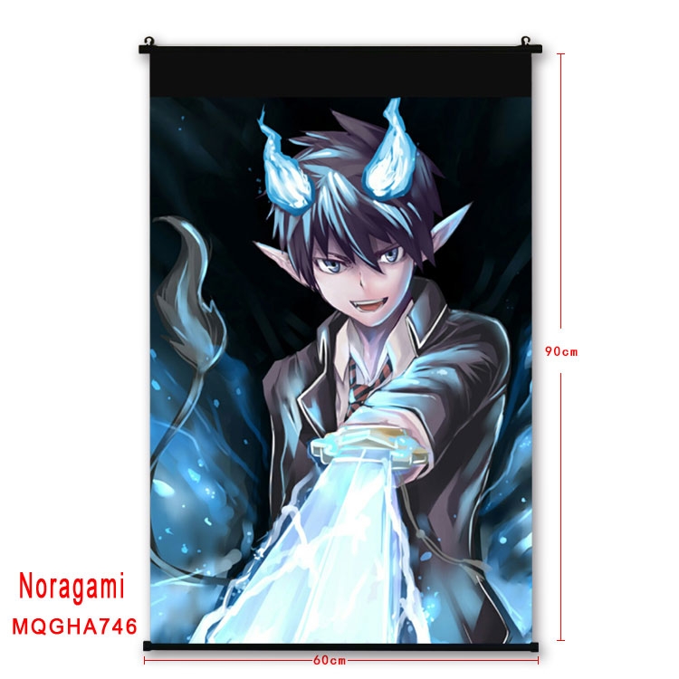 Noragami Anime plastic pole cloth painting Wall Scroll 60X90CM MQGHA746