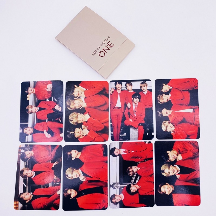 BTS collective Celebrity photo card a set of 8  7X10CM price for 5 sets
