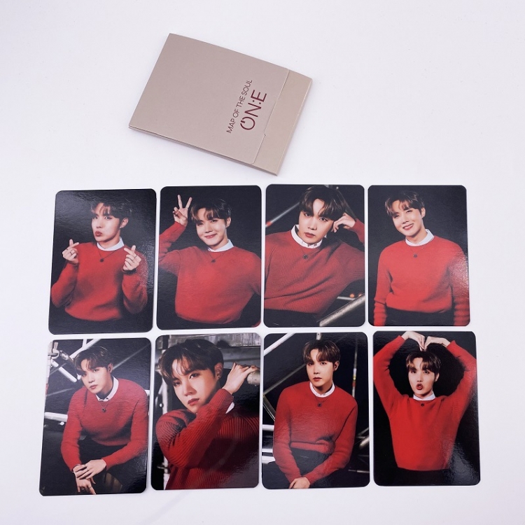 BTS J-H Celebrity photo card a set of 8  7X10CM price for 5 sets