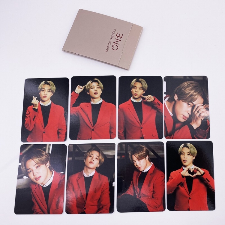 BTS JIMIN Celebrity photo card a set of 8 price for 5 sets