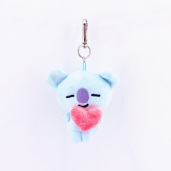 BTS Cartoon plush toy doll key...