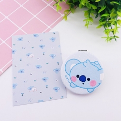 BTS Cartoon PU Folding mirror ...