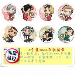 Haikyuu!! Anime round Badge cl...