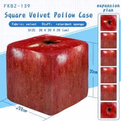 Apple Plush Square Pillow 20X2...