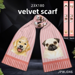 Dog Anime Full color velvet sc...