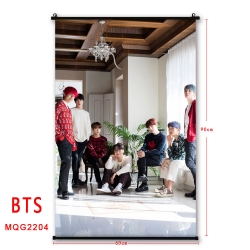 BTS black plastic pole cloth p...