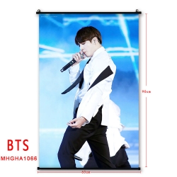 BTS black plastic pole cloth p...