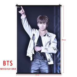 BTS black plastic pole cloth p...