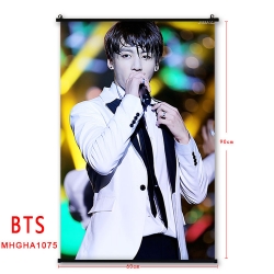 BTS black plastic pole cloth p...