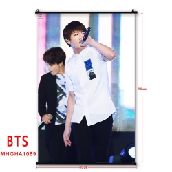 BTS black plastic pole cloth p...