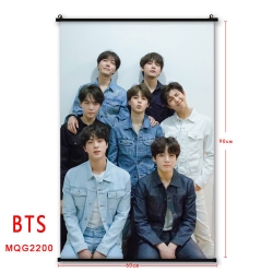 BTS black plastic pole cloth p...